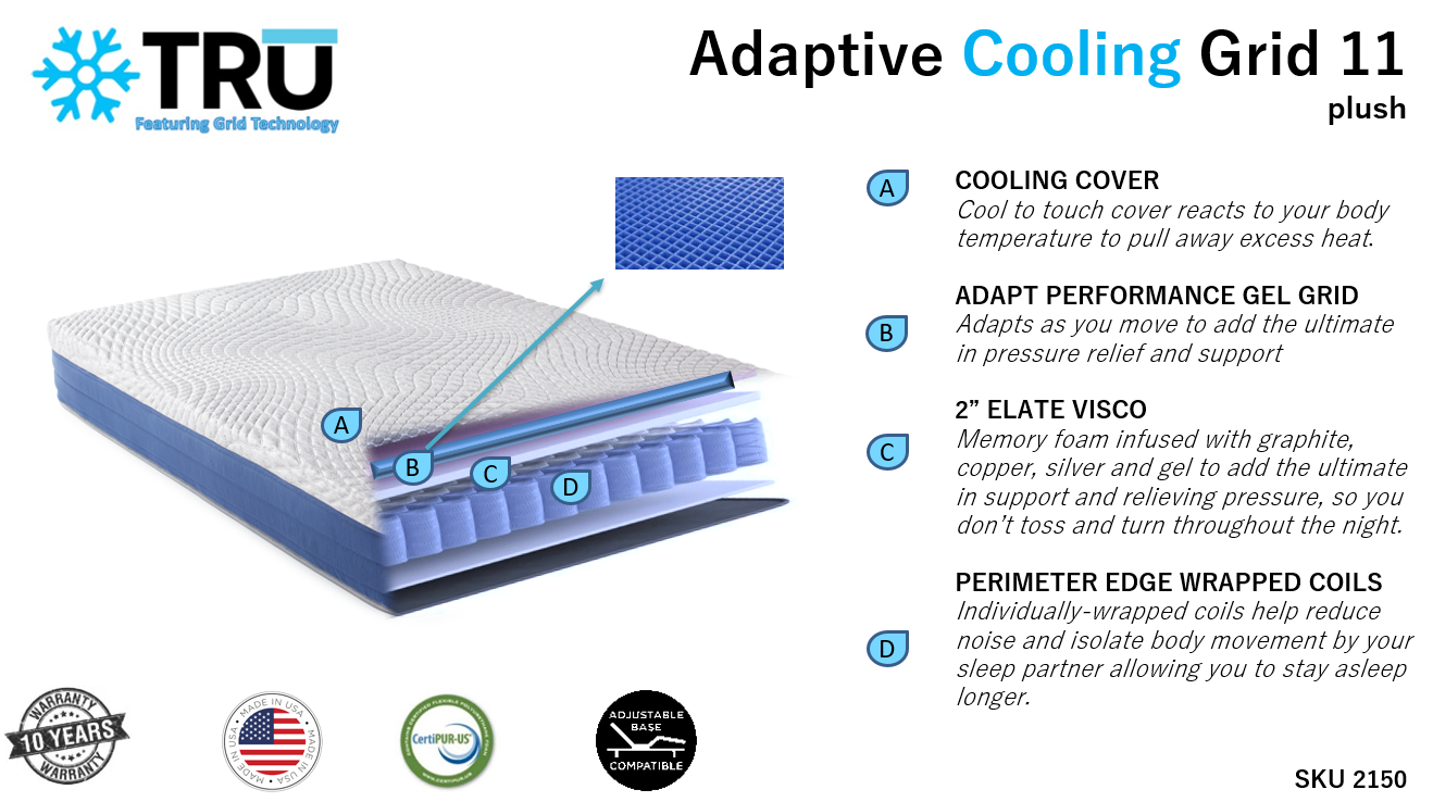 MD MATTRESS TRU OCP COOLING 11.5