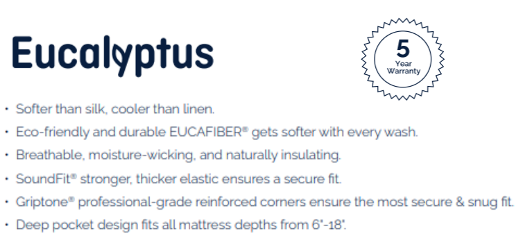 Sleeptone Eucalyptus Sheet Sets